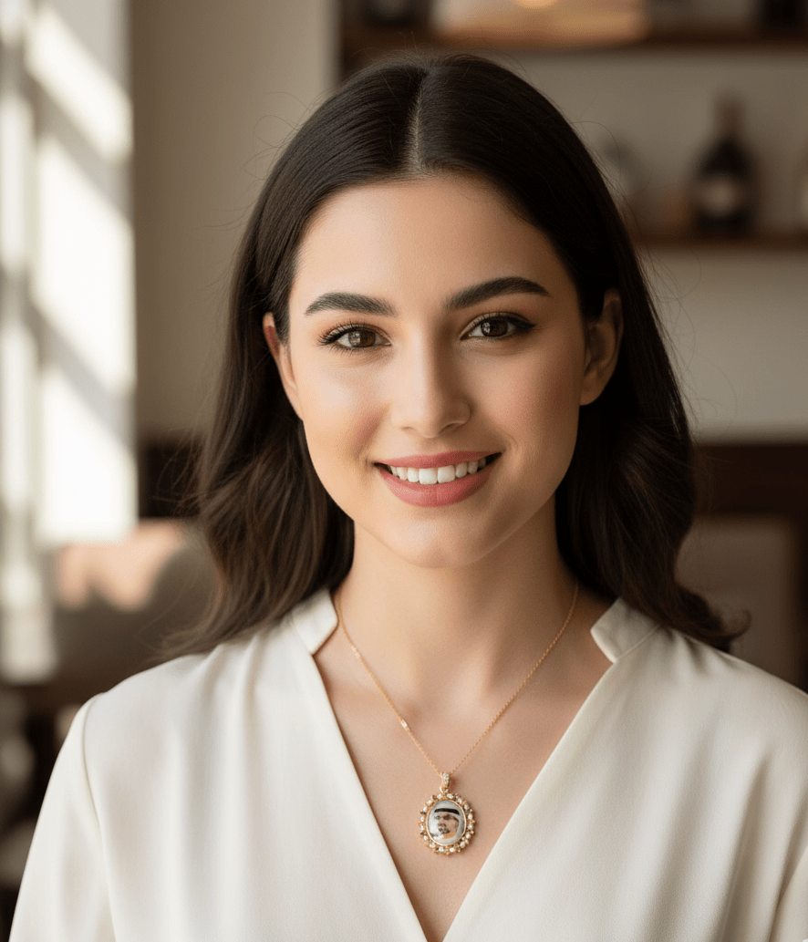 Custom Photo Necklace